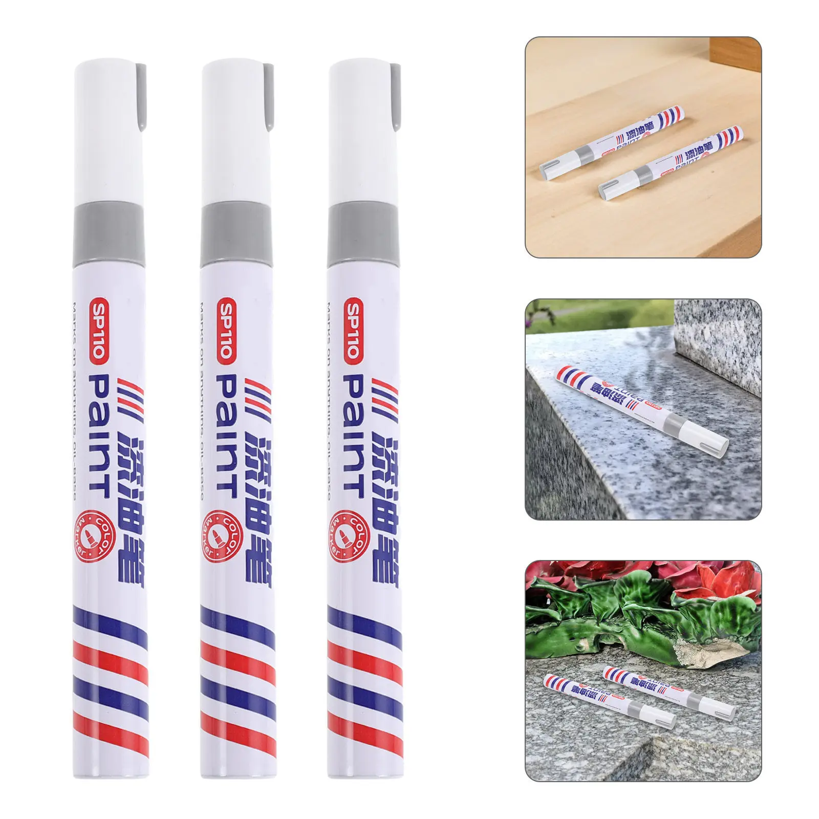 6Pcs Silver Waterproof Paint Pens for Tombstone Repair Quick Dry Oil-Based Marker Pen for Granite Marble Headstone Faded
6Pcs Silver Waterproof Paint Pens for Tombstone Repair Quick Dry Oil-Based Marker Pen for Granite Marble Headstone Faded