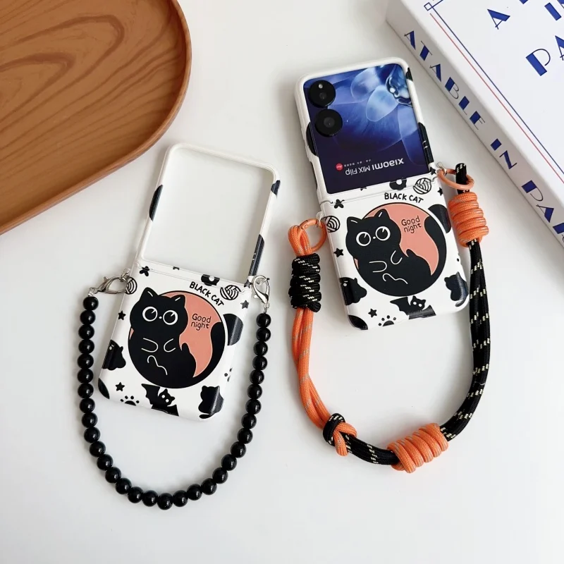 Phone Case for XIAOMI MIX FLIP Black Cat Patterned Phone Case XIAOMI MIX FLIP Fashion Bracelet Phone Case
Phone Case for XIAOMI MIX FLIP Black Cat Patterned Phone Case XIAOMI MIX FLIP Fashion Bracelet Phone Case