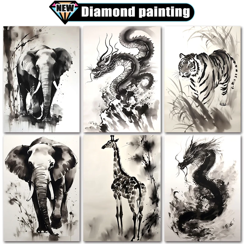 Clearance Diamond Art Painting Cartoon Animal Chinese ink painting Home Decor Full Square&Round mosaic embroidery Cross stitc
Clearance Diamond Art Painting Cartoon Animal Chinese ink painting Home Decor Full Square&Round mosaic embroidery Cross stitc