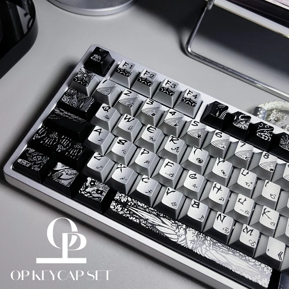 Металлические кейкапы Fallen Angel с эффектом сублимации, профиль Cherry, PBT, оригинальная заводская высота, для механической клавиатуры
Металлические кейкапы Fallen Angel с эффектом сублимации, профиль Cherry, PBT, оригинальная заводская высота, для механической клавиатуры