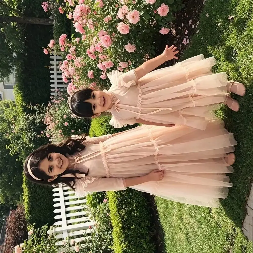 Princess Flower Girl Dress For Wedding Pleated Tulle High Waist Floor Lenght Kids Birthday Party First Communion Gown Custom
Princess Flower Girl Dress For Wedding Pleated Tulle High Waist Floor Lenght Kids Birthday Party First Communion Gown Custom