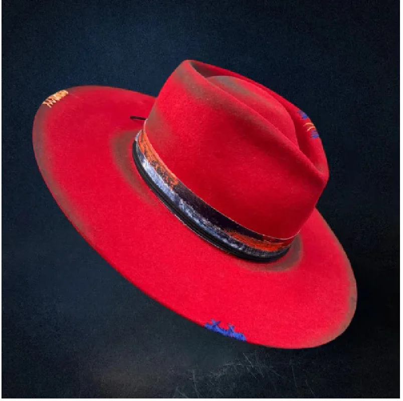 Wool Cap Cowboy Hat Vintage Jazz Top Hat Hot Sale In Europe And America Autumn And Winter Felt Cap
Wool Cap Cowboy Hat Vintage Jazz Top Hat Hot Sale In Europe And America Autumn And Winter Felt Cap