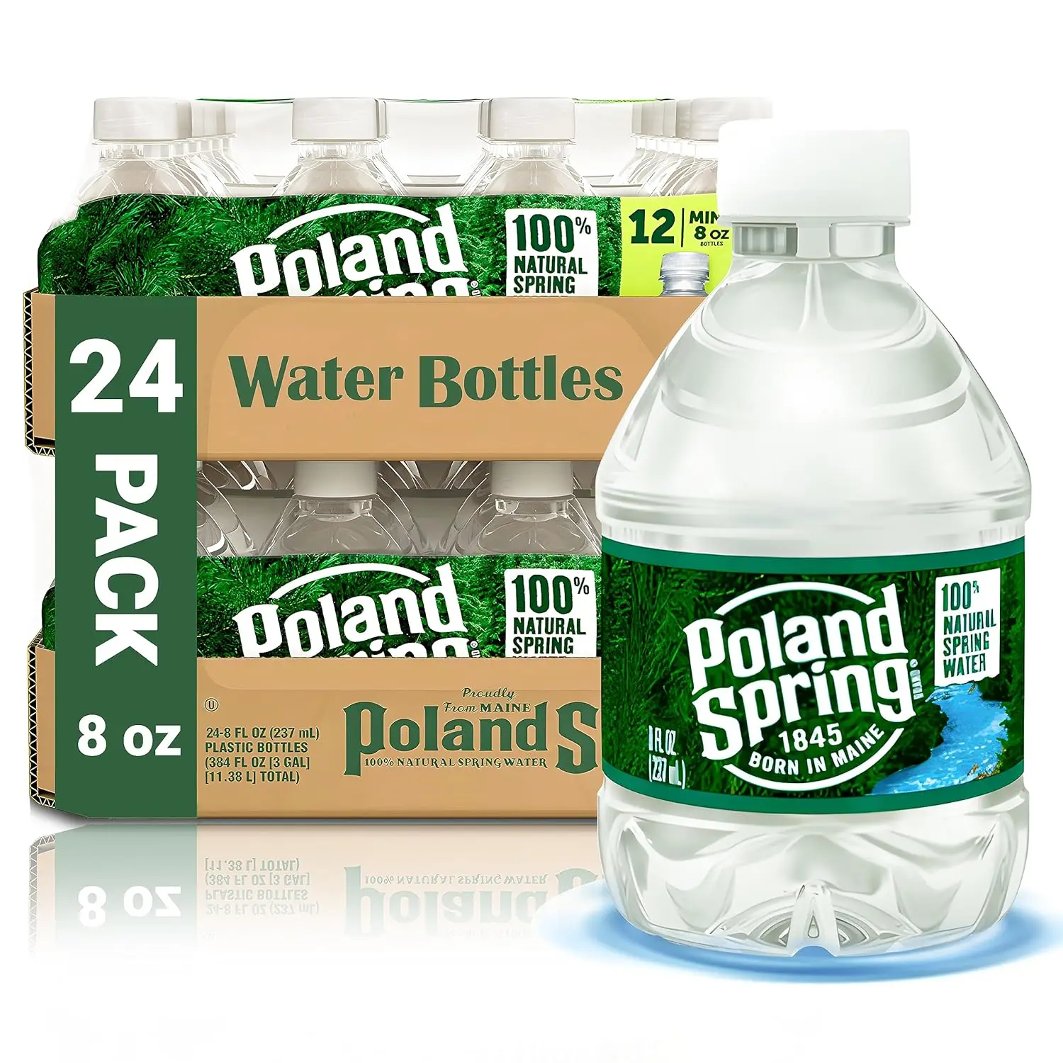 Mini Spring Water 8 oz 24 Pack - Small Bottled Water for On-the-Go Hydration
Mini Spring Water 8 oz 24 Pack - Small Bottled Water for On-the-Go Hydration