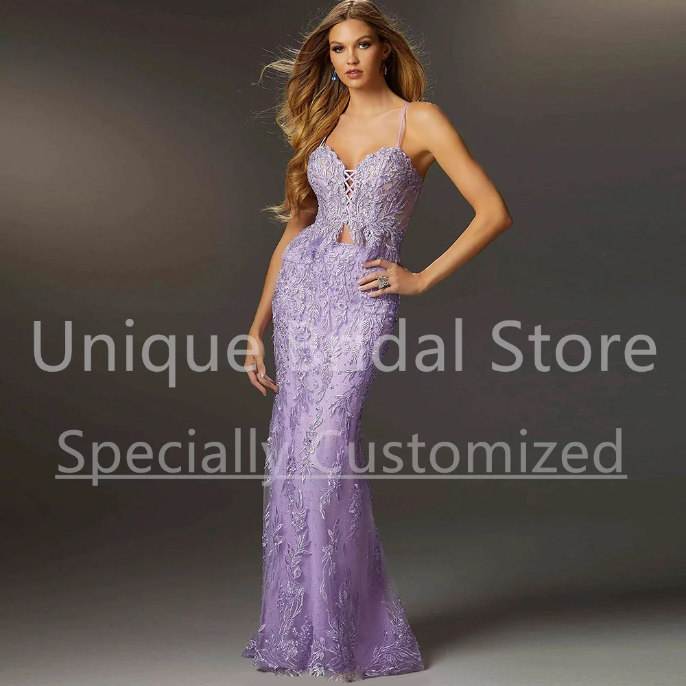 Sexy Mermaid Prom Gown Party Dress Sweetheart Spaghetti Strap Zipper Sleeveless Applique Lace Brush Train Evening Dresses
Sexy Mermaid Prom Gown Party Dress Sweetheart Spaghetti Strap Zipper Sleeveless Applique Lace Brush Train Evening Dresses