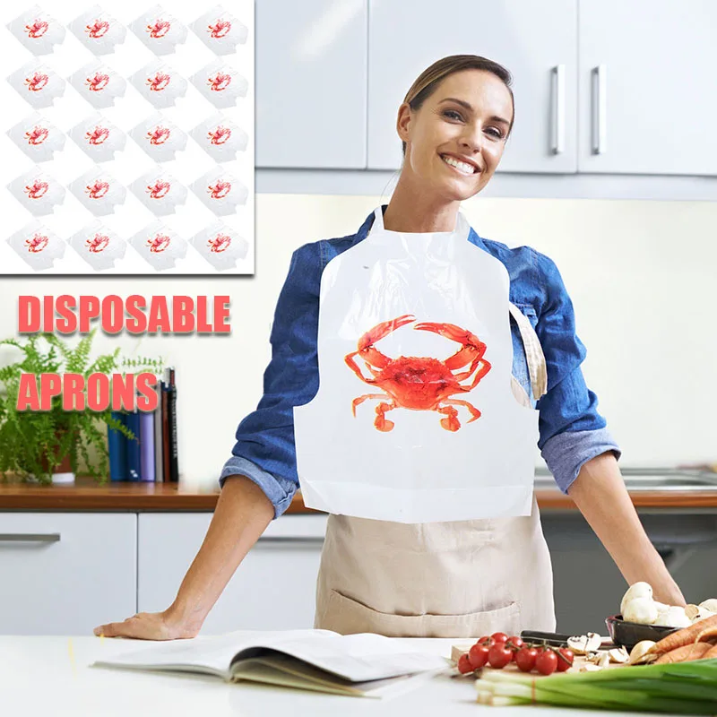 100 Pcs Crab Apron Seafood Artist Adult Bibs Lobster Disposable for Eating Aprons Painting Plastic Bib Bibs Clear Party Supplies
100 Pcs Crab Apron Seafood Artist Adult Bibs Lobster Disposable for Eating Aprons Painting Plastic Bib Bibs Clear Party Supplies