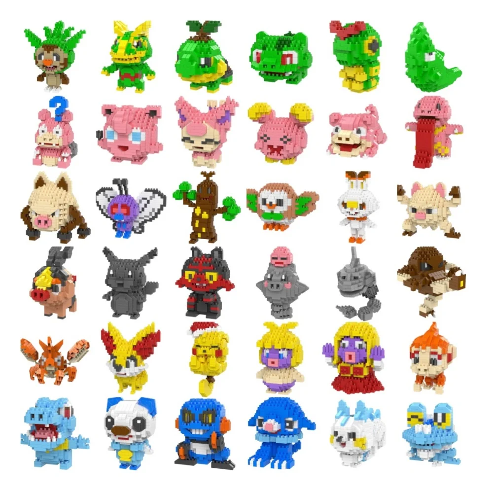 Pokemon Building Blocks anime figure Action Toys Small Simple Education Game Graphics Diamond Model Pocket Monster Collect Gift
Pokemon Building Blocks anime figure Action Toys Small Simple Education Game Graphics Diamond Model Pocket Monster Collect Gift