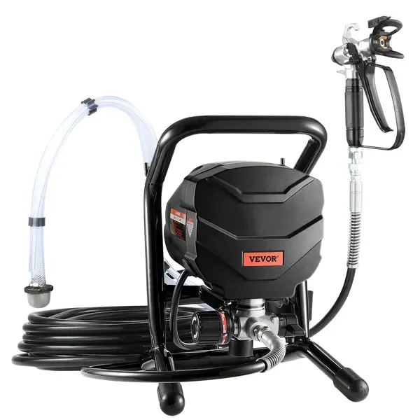 Электрический краскопульт AirlSprayer 650 Вт, 3000 PSI, с удлинительной штангой и насадкой для очистки
Электрический краскопульт AirlSprayer 650 Вт, 3000 PSI, с удлинительной штангой и насадкой для очистки