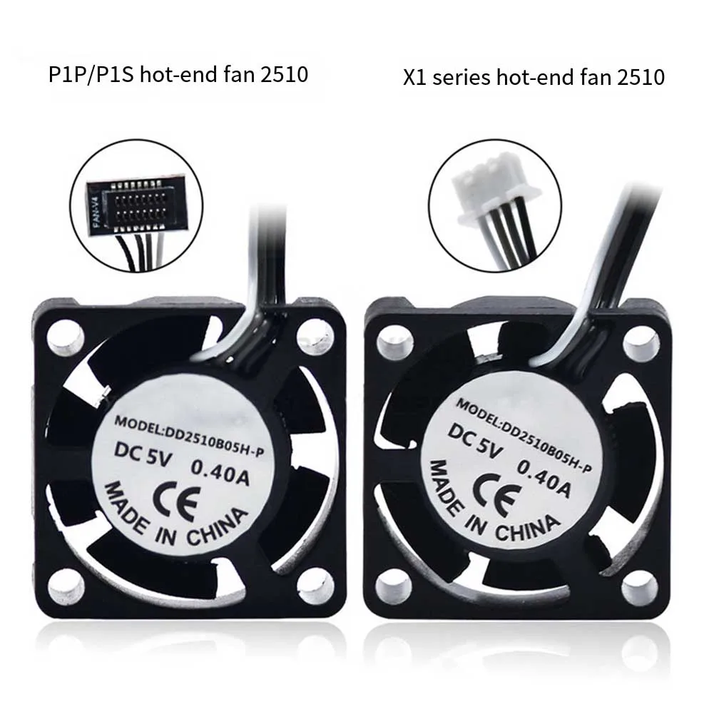 Tuozhuzi For 3D printer accessories cooling fan 2510 axial flow fan with double ball bearings for X1 P1P series
Tuozhuzi For 3D printer accessories cooling fan 2510 axial flow fan with double ball bearings for X1 P1P series