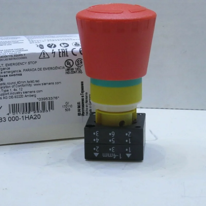 1pc 3SB3 000-1HA20 Emergency Stop plc 3SB3000-1HA20 plc
1pc 3SB3 000-1HA20 Emergency Stop plc 3SB3000-1HA20 plc