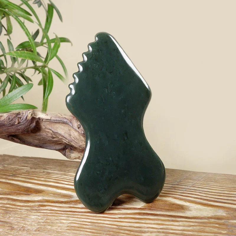 Hetian jade Gua Sha Massager Head Face Scratcher Body Treatment Massage Tool Face Lift Multifunction Guasha Beauty
Hetian jade Gua Sha Massager Head Face Scratcher Body Treatment Massage Tool Face Lift Multifunction Guasha Beauty