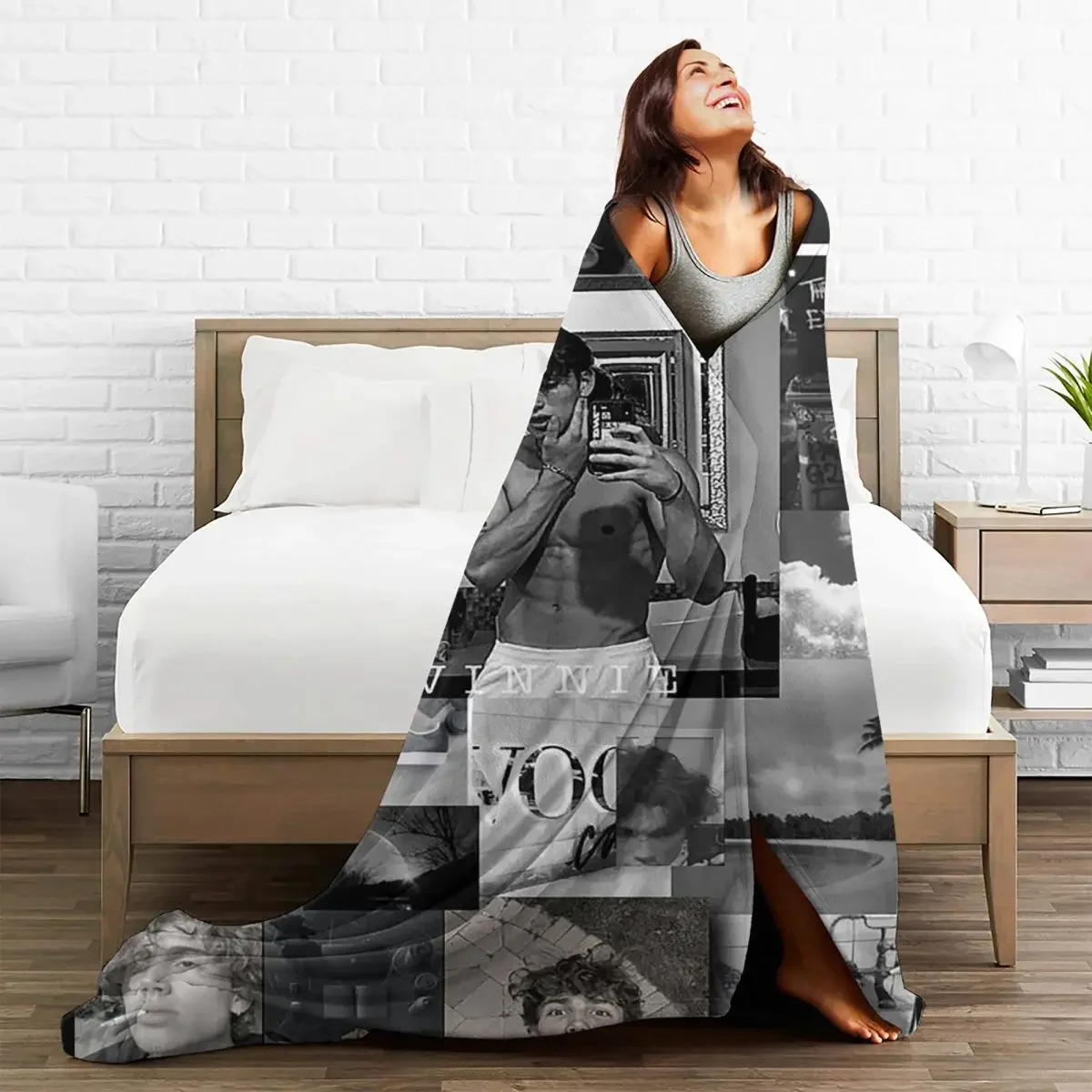 Collage Vinnie Hacker Baby Blanket Sofa Cover Fleece Summer Gift Plaid Soft Multi-function Throw for Sofa Outdoor Rug Piece
Collage Vinnie Hacker Baby Blanket Sofa Cover Fleece Summer Gift Plaid Soft Multi-function Throw for Sofa Outdoor Rug Piece