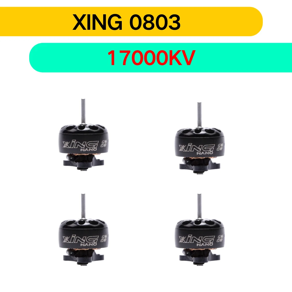 IFlight XING NANO 0803 17000KV 1S бесщеточный двигатель с проволочной вилкой 30 мм, вал 1 мм для гоночного дрона RC FPV
IFlight XING NANO 0803 17000KV 1S бесщеточный двигатель с проволочной вилкой 30 мм, вал 1 мм для гоночного дрона RC FPV