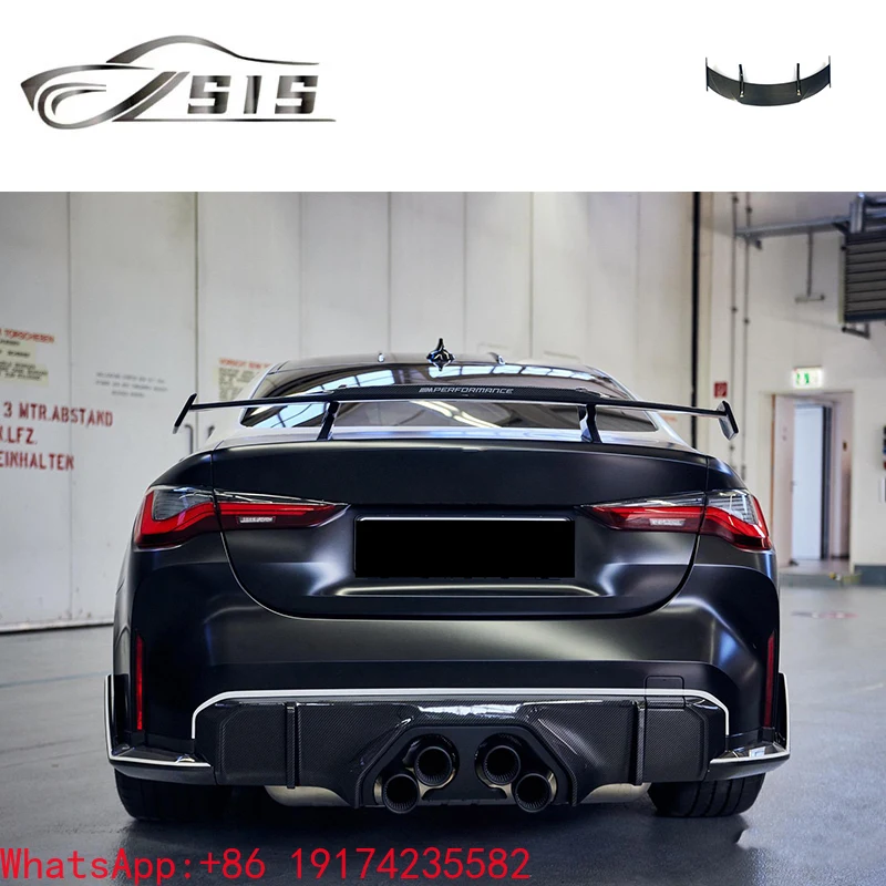3 Series 4 Series M3 M4 G80 G82 Trunk Spoilers for 2020-2024 Year G80 G82 Dry Carbon Fiber Material Rear Lips Diffuser Back Wing 
3 Series 4 Series M3 M4 G80 G82 Trunk Spoilers for 2020-2024 Year G80 G82 Dry Carbon Fiber Material Rear Lips Diffuser Back Wing