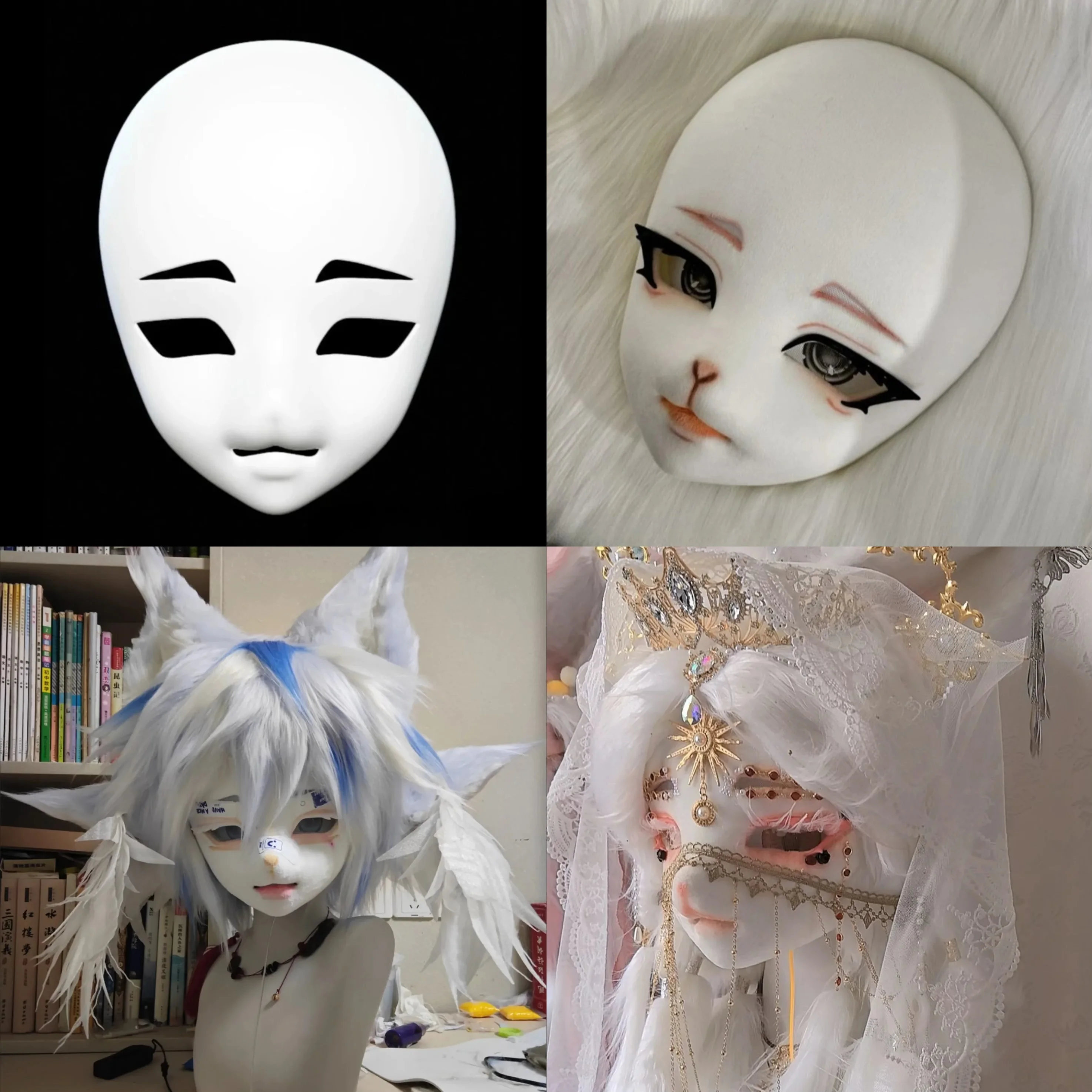 Kigurumi Base Mask Fursuit Beast Suit Neutral Skull Anime Furry DIY Accessory Cosplay Costume Kigurumi Headbase Mask
Kigurumi Base Mask Fursuit Beast Suit Neutral Skull Anime Furry DIY Accessory Cosplay Costume Kigurumi Headbase Mask