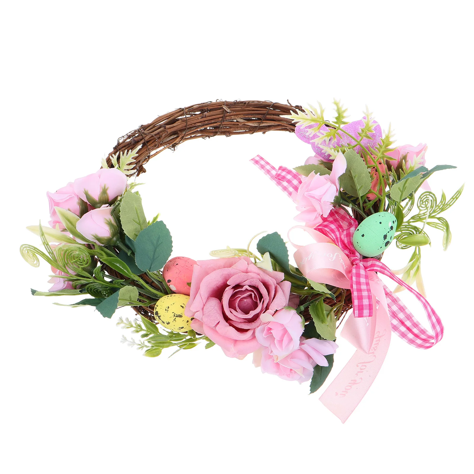 Artificial Easter Wreath for Front Door Spring Floral Garland Decor with Realistic Simulation Eggs Living Room Wall Hanging
Artificial Easter Wreath for Front Door Spring Floral Garland Decor with Realistic Simulation Eggs Living Room Wall Hanging