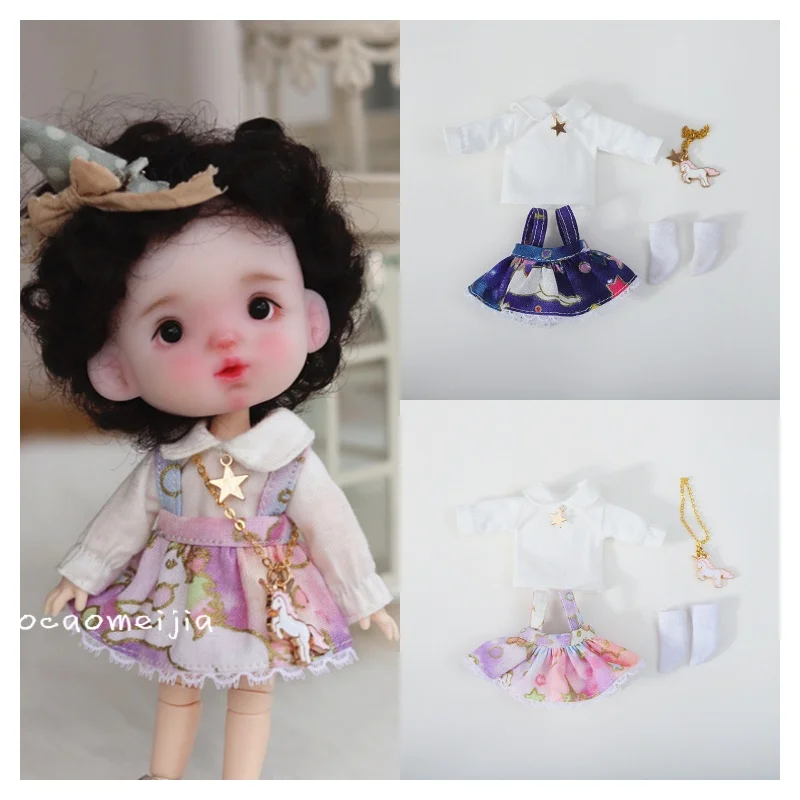 OB11 Doll Dress Dress Skirt 1/12 BJD Doll Dress Beauty Knot Pig Unicorn Set GSC Solid Body 15-20 cm Doll Dress
OB11 Doll Dress Dress Skirt 1/12 BJD Doll Dress Beauty Knot Pig Unicorn Set GSC Solid Body 15-20 cm Doll Dress