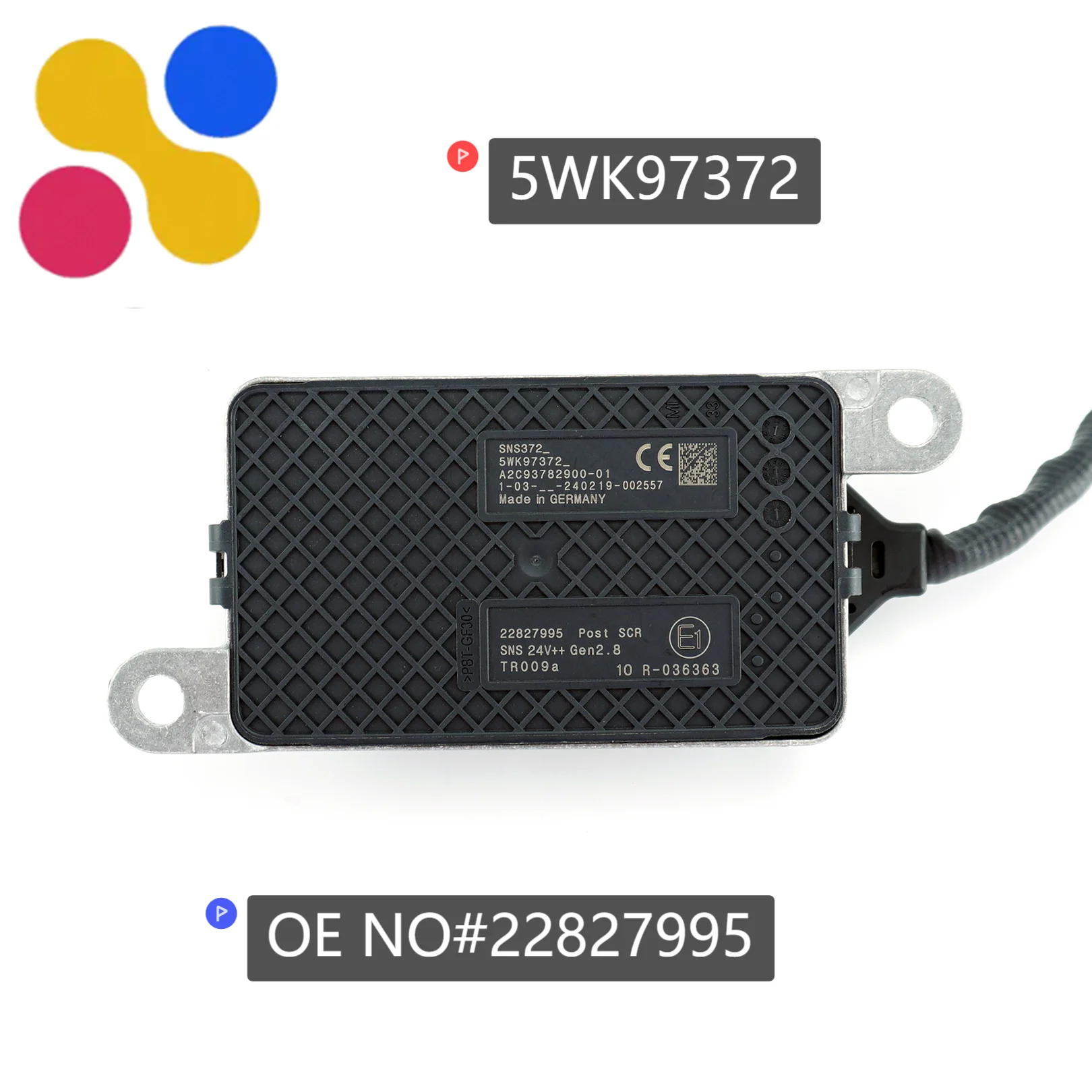 5WK97372 22827995 New Wholesale Nitrogen Oxygen Sensor High Performance NOx Sensor for VOLVO FM FH Truck Parts 5WK9 7372
5WK97372 22827995 New Wholesale Nitrogen Oxygen Sensor High Performance NOx Sensor for VOLVO FM FH Truck Parts 5WK9 7372