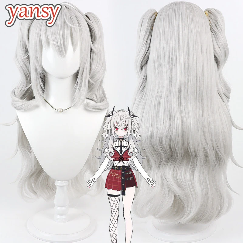 Yansywig Synthetic Hair Kuzuha Cosplay Wigs Virtual YouTuber Kuzuha 80cm Long Wavy Silver White Ponytail Wig Heat Resistant
Yansywig Synthetic Hair Kuzuha Cosplay Wigs Virtual YouTuber Kuzuha 80cm Long Wavy Silver White Ponytail Wig Heat Resistant
