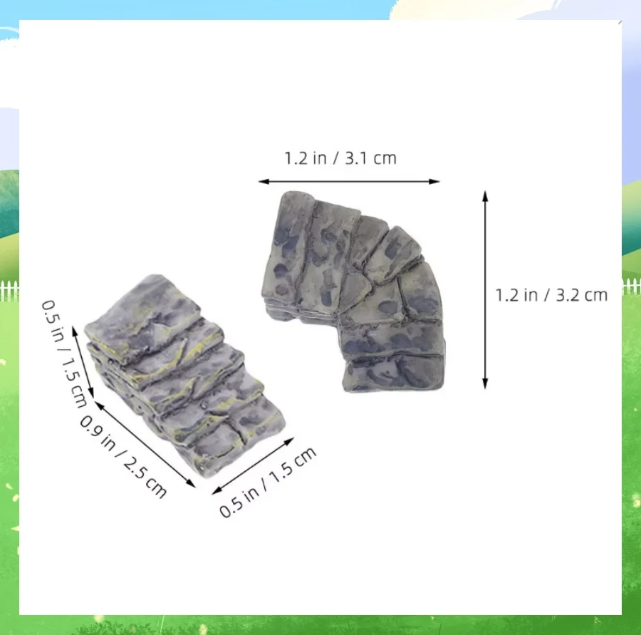 16Piece Miniature Resin Landscape Stone Staircase Staircase Decorative Outdoor Dollhouse Garden Accessory Model Stone Path
16Piece Miniature Resin Landscape Stone Staircase Staircase Decorative Outdoor Dollhouse Garden Accessory Model Stone Path