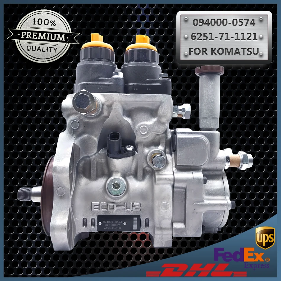 Fuel Injection Pump 094000-0574 094000-0571 6251-71-1121 for for Komatsu Engine SAA6D125E-5 Excavator PC400LC-8 PC450LC-8
Fuel Injection Pump 094000-0574 094000-0571 6251-71-1121 for for Komatsu Engine SAA6D125E-5 Excavator PC400LC-8 PC450LC-8