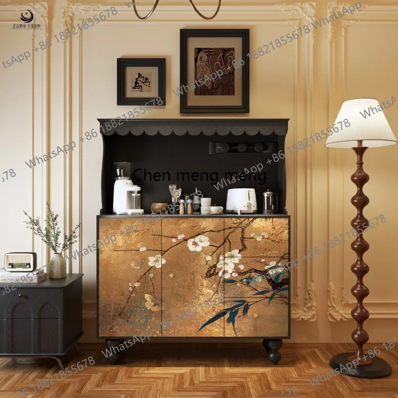 Chinese retro solid wood dining side cabinet, entrance, living room, tea storage cabinet, dining room, storage side cabinet
Chinese retro solid wood dining side cabinet, entrance, living room, tea storage cabinet, dining room, storage side cabinet