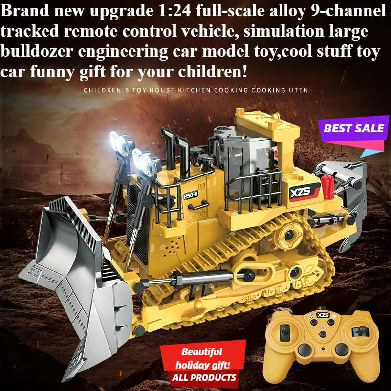 Cool Stuff Toy Car Funny Gift-1:24 Alloy 9-channel Rc Cars,Kawaii Rc Crawler Bulldozer,Robot Chassis,Monster Truck,Toys for Kids
Cool Stuff Toy Car Funny Gift-1:24 Alloy 9-channel Rc Cars,Kawaii Rc Crawler Bulldozer,Robot Chassis,Monster Truck,Toys for Kids