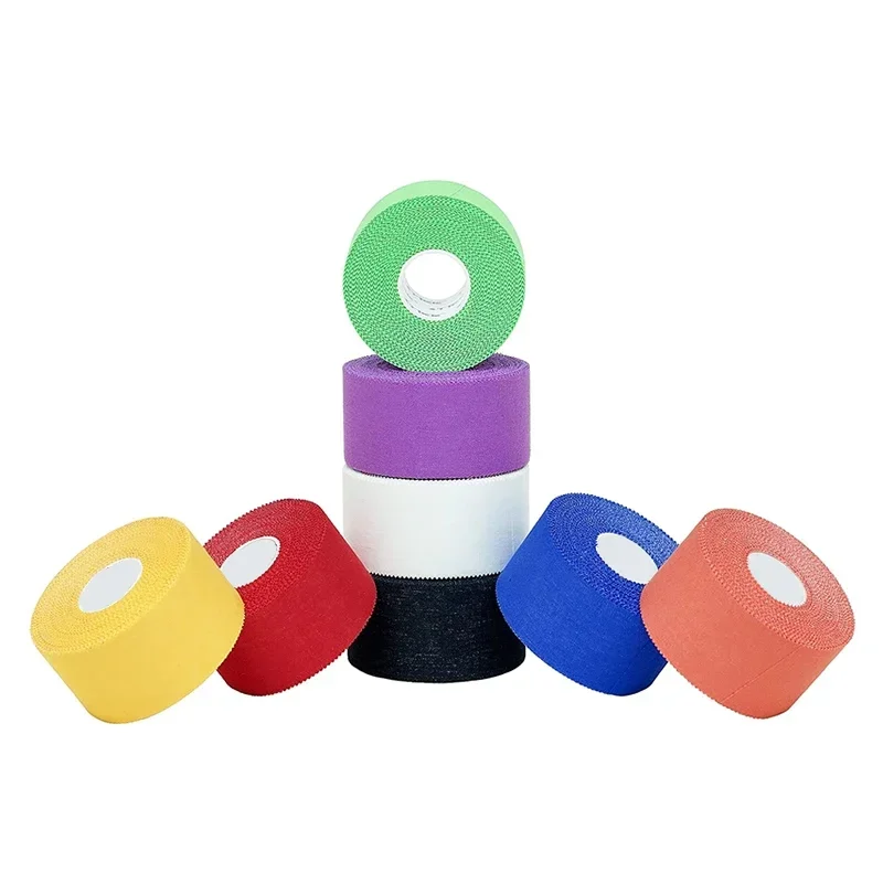 1 шт., спортивная белая хлопковая лента, пилообразный клейкий бинт для мышц, коленей, запястий, пальцев, защита, поддержка мышц 
1 шт., спортивная белая хлопковая лента, пилообразный клейкий бинт для мышц, коленей, запястий, пальцев, защита, поддержка мышц