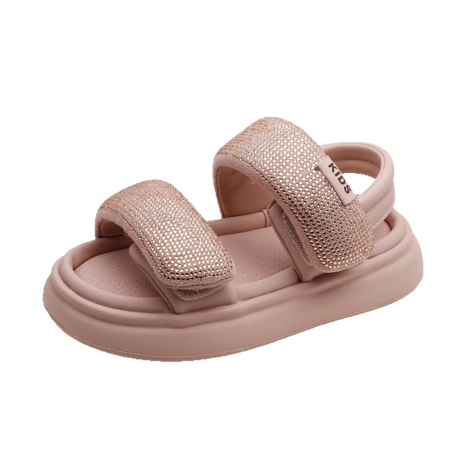 Summer Children's Girls Korean Style Rhinestone Lightweight Soft-sole Beach Sandals Kids Toddler Princess Open Toe Sandals
Summer Children's Girls Korean Style Rhinestone Lightweight Soft-sole Beach Sandals Kids Toddler Princess Open Toe Sandals