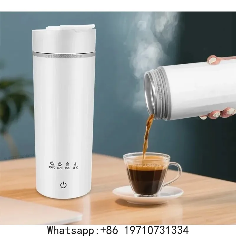 Portable Electric Kettle Mini Electric Kettle Tea Coffee Pot Anti-Scald Water Thermal Cup Keep Warm Hot Water Bottle for Travel
Portable Electric Kettle Mini Electric Kettle Tea Coffee Pot Anti-Scald Water Thermal Cup Keep Warm Hot Water Bottle for Travel