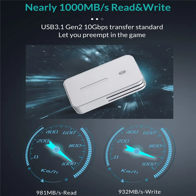 Корпус SSD Кабельные аксессуары Адаптер Nvme к USB 10 Гбит/с USB 3.2 Gen2 USB C Внешний корпус Коробка 
Корпус SSD Кабельные аксессуары Адаптер Nvme к USB 10 Гбит/с USB 3.2 Gen2 USB C Внешний корпус Коробка