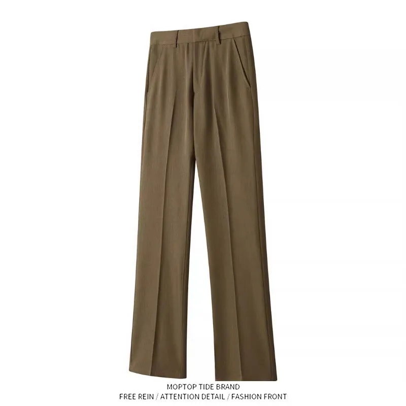 High Waist Wide Leg Men's Casual Pants Korean Style Loose Fit Straight Leg Trousers for Spring Summer Autumn Season
High Waist Wide Leg Men's Casual Pants Korean Style Loose Fit Straight Leg Trousers for Spring Summer Autumn Season
