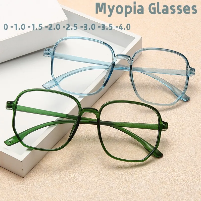 Women Anti-blue Light Big Frame Myopia Glasses Ultralight Near-sight Glasses Trendy Diopter Eyewear Computer Optical Eyeglasses
Women Anti-blue Light Big Frame Myopia Glasses Ultralight Near-sight Glasses Trendy Diopter Eyewear Computer Optical Eyeglasses