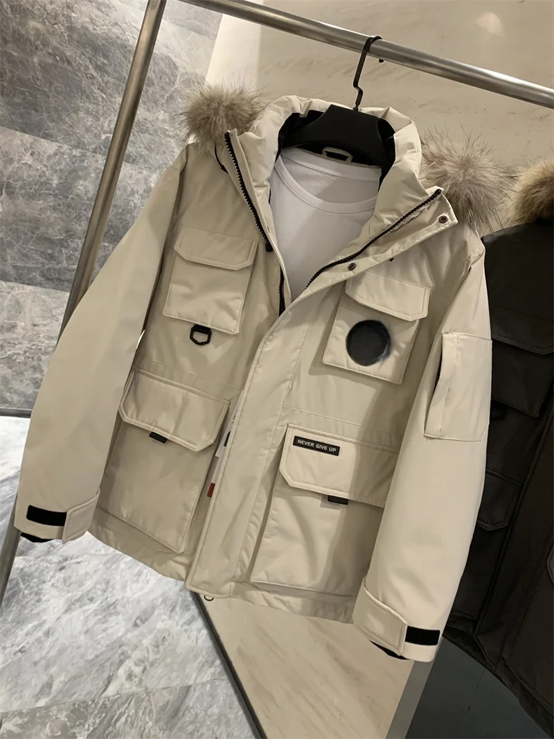 Men's Outdoor Workwear down Jaet Windproof Warm Real Fur Collar ex Waterproof Du down Vest Long Sve Zipper Closure
Men's Outdoor Workwear down Jaet Windproof Warm Real Fur Collar ex Waterproof Du down Vest Long Sve Zipper Closure