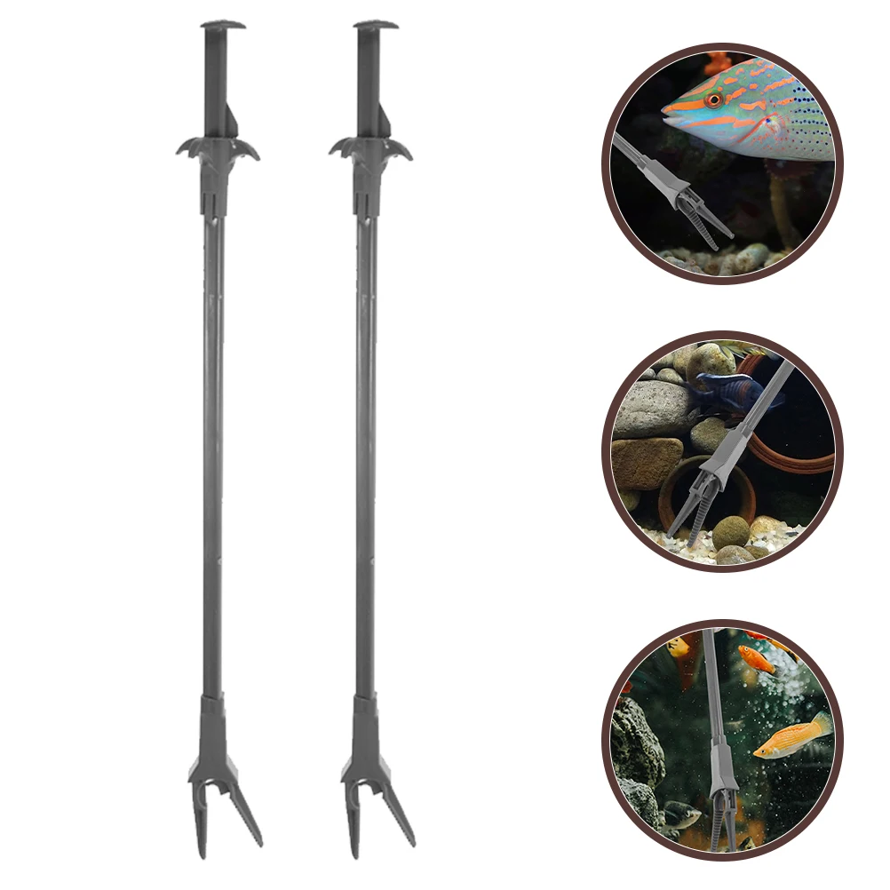 2pcs Water Grass Tweezers Aquarium Cleaning Tools Fish Tank Plant Clips Super Long Aquatic Accessories Dark Grey
2pcs Water Grass Tweezers Aquarium Cleaning Tools Fish Tank Plant Clips Super Long Aquatic Accessories Dark Grey