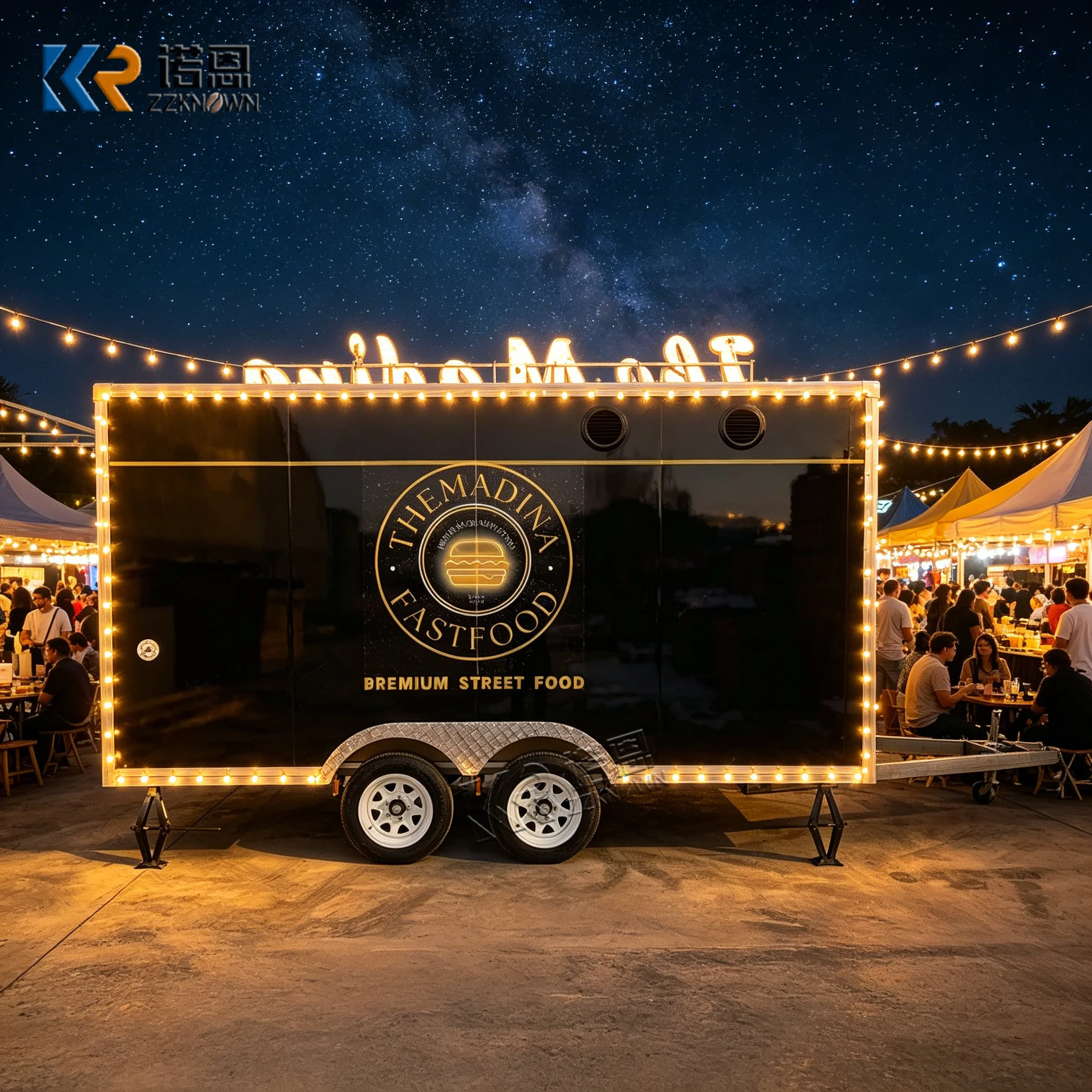 Fully Equipped Hot Dog and Burger 16ft Food Trailer with Coffee Station for Street Vendors
Fully Equipped Hot Dog and Burger 16ft Food Trailer with Coffee Station for Street Vendors