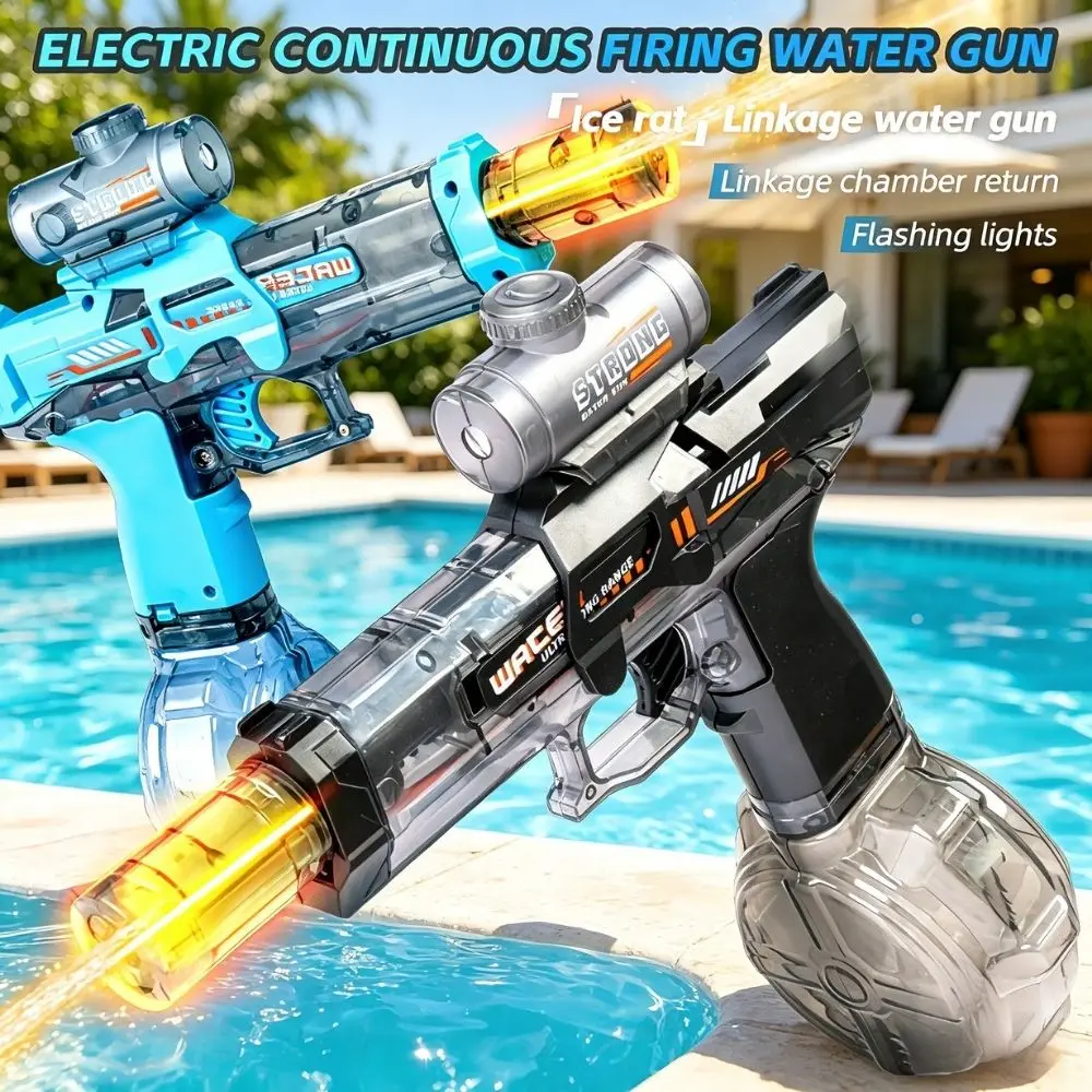 KAVOWORLD Rechargeable Electric Water Gun Automatic Continuous Firing Squirt Gun Summer Beach Pool Water Fighting Toy for Teens
KAVOWORLD Rechargeable Electric Water Gun Automatic Continuous Firing Squirt Gun Summer Beach Pool Water Fighting Toy for Teens