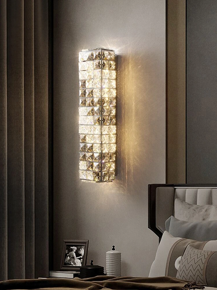 Simple and Luxurious Office Restaurant Corridor Wall Lamp Creative Stainless Steel Crystal Wall Lamp Study Bedroom Bedside LED
Simple and Luxurious Office Restaurant Corridor Wall Lamp Creative Stainless Steel Crystal Wall Lamp Study Bedroom Bedside LED