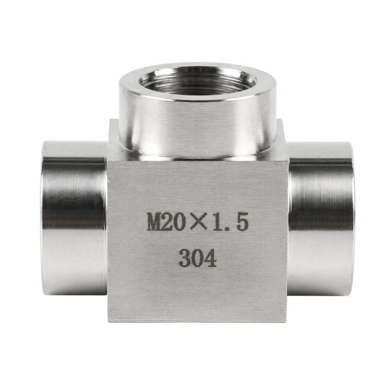 1/8" 1/4" 3/8" 1/2" 3/4" BSP NPT Female Male Thread Stainless Steel Tee Type Three Way High Pressure Pipe Fitting Adapter
1/8" 1/4" 3/8" 1/2" 3/4" BSP NPT Female Male Thread Stainless Steel Tee Type Three Way High Pressure Pipe Fitting Adapter