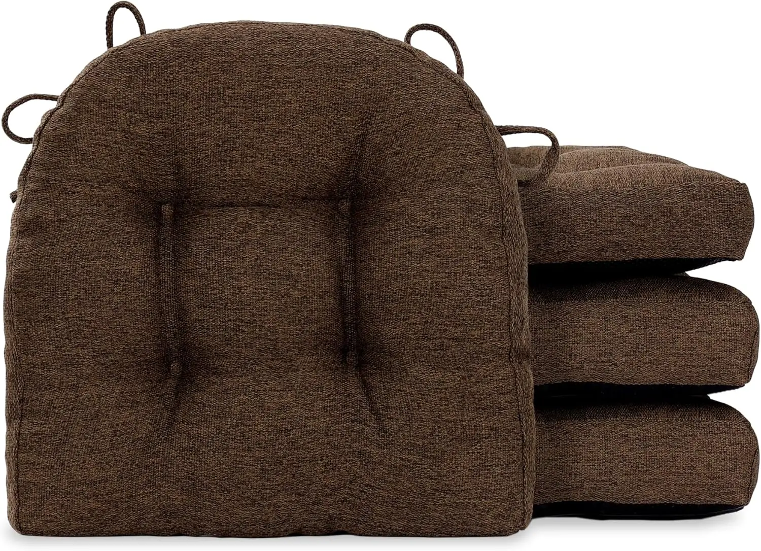 Chair Cushions For Dining Chairs Kitchen Seat Cushions Room Set Of 4 Pads With Ties Indoor Non Slip Office 18 X 18 H, Dark
Chair Cushions For Dining Chairs Kitchen Seat Cushions Room Set Of 4 Pads With Ties Indoor Non Slip Office 18 X 18 H, Dark