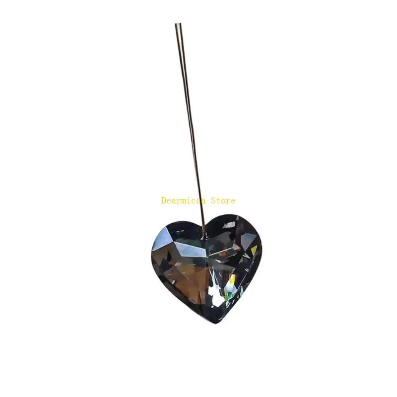 P0UE Rainbow Reflective Heart Crystal Sun Catcher Ornaments For Artistics Home Decors
P0UE Rainbow Reflective Heart Crystal Sun Catcher Ornaments For Artistics Home Decors