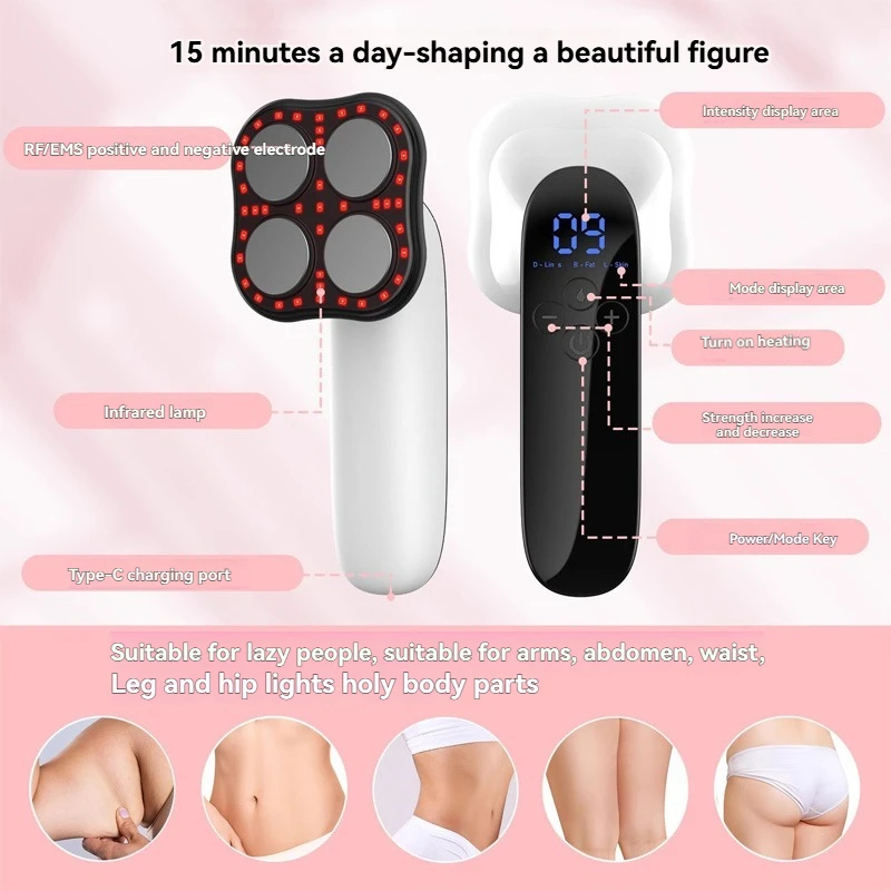 Массажер Electrique Pour le Corps, Dissolvant de graisse, Pour le ventre, la taille, les bras, les jambes and les fesses levage
Массажер Electrique Pour le Corps, Dissolvant de graisse, Pour le ventre, la taille, les bras, les jambes and les fesses levage