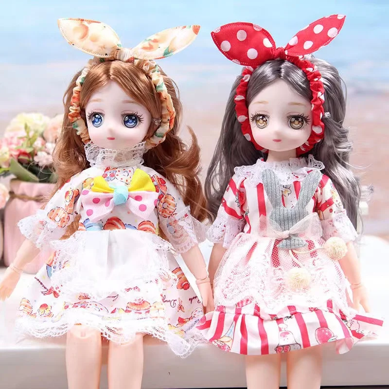 30cm Kawaii BJD Doll Girl 6 Points Joint Movable Doll with Fashion Clothes Soft Hair Dress Up Girl Toys Birthday Gift Doll New 
30cm Kawaii BJD Doll Girl 6 Points Joint Movable Doll with Fashion Clothes Soft Hair Dress Up Girl Toys Birthday Gift Doll New
