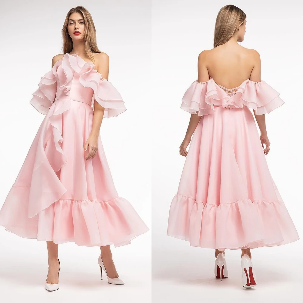 Jiayigong Sparkle Exquisite Chiffon Ruffles Celebrity A-line Off-the-shoulder Bespoke Occasion Anke Length
Jiayigong Sparkle Exquisite Chiffon Ruffles Celebrity A-line Off-the-shoulder Bespoke Occasion Anke Length