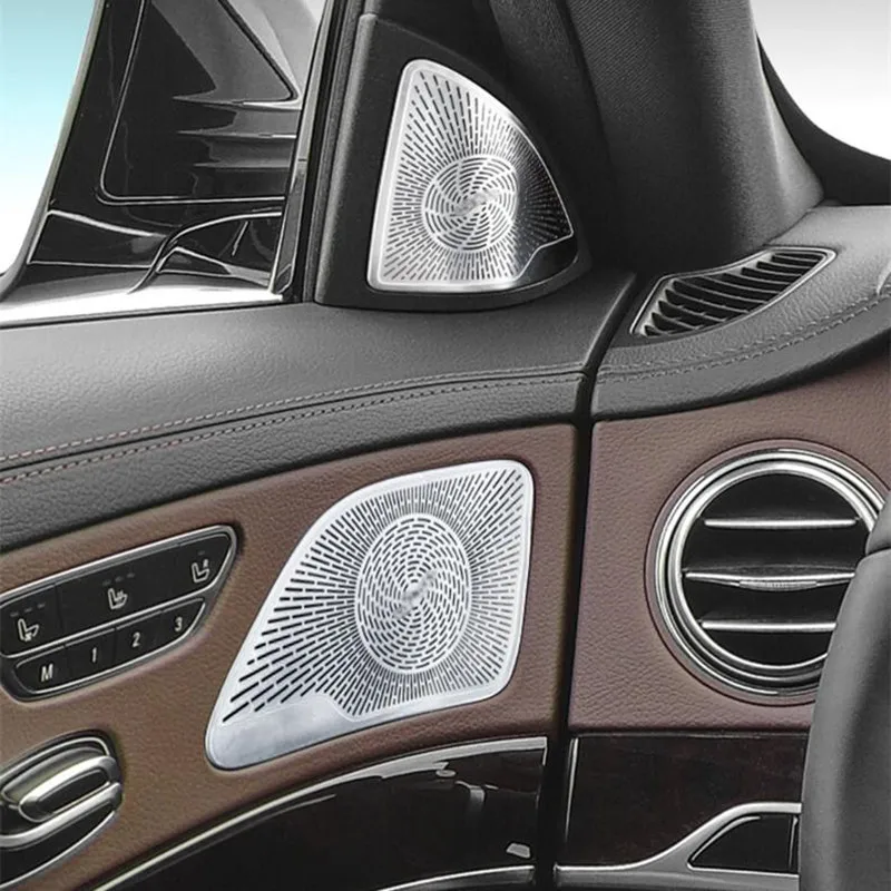 Car Horn Cover Door Horn Protective Cover A-pillar tweeter Horn Cover Stainless Steel For Mercedes Benz S Class W222 2014-2020
Car Horn Cover Door Horn Protective Cover A-pillar tweeter Horn Cover Stainless Steel For Mercedes Benz S Class W222 2014-2020