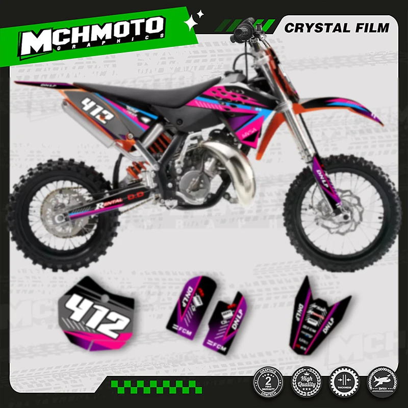 MCHMFG наклейки мотоциклетная графика фоновые наклейки наборы номер имя на заказ для KTM SX65 2009-2015
MCHMFG наклейки мотоциклетная графика фоновые наклейки наборы номер имя на заказ для KTM SX65 2009-2015