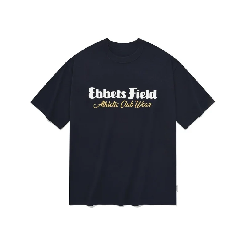 EBBETSFIELD Korean Fashion Brand Features A Stylish Comfortable Short-sleeved T-shirt with Letter Logo Prints for Neutral Wear
EBBETSFIELD Korean Fashion Brand Features A Stylish Comfortable Short-sleeved T-shirt with Letter Logo Prints for Neutral Wear