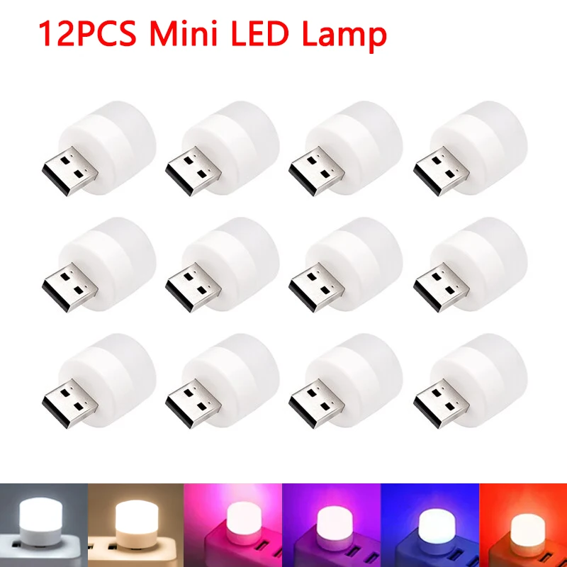 12PCS Mini USB Plug Lamp Eye Protection LED Night Light Festive Gift Charging USB Small Round Book Lamp Bedroom Night Lamp
12PCS Mini USB Plug Lamp Eye Protection LED Night Light Festive Gift Charging USB Small Round Book Lamp Bedroom Night Lamp