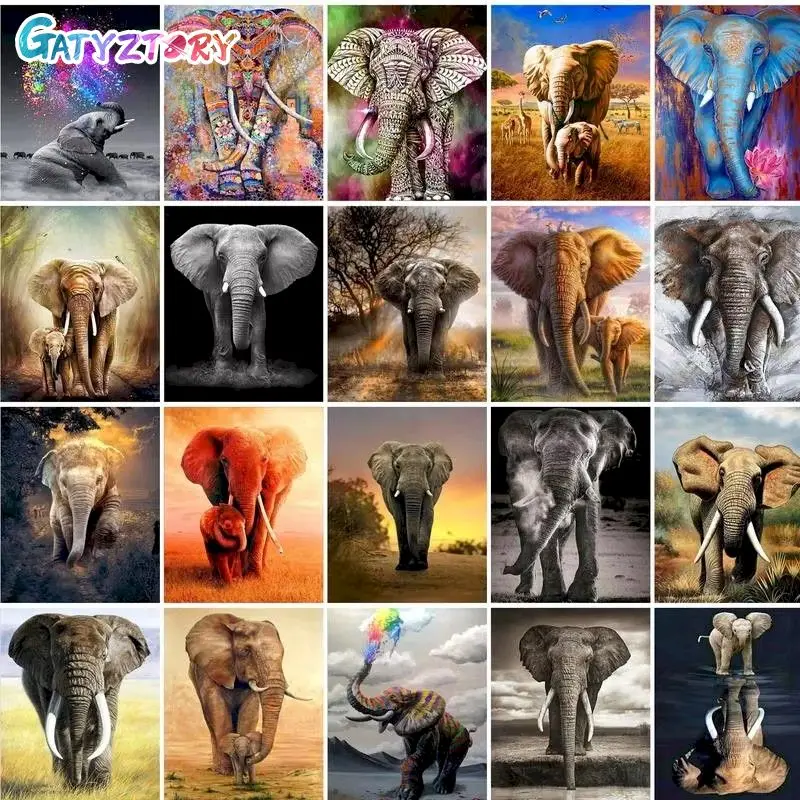 GATYZTORY 5d Full Drill Square Diamond Painting Animal Diamond Embroidery Elephant Picture Of Rhinestones Home Decor Diamond Art
GATYZTORY 5d Full Drill Square Diamond Painting Animal Diamond Embroidery Elephant Picture Of Rhinestones Home Decor Diamond Art