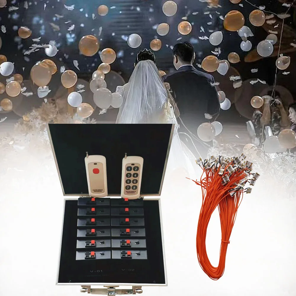 10 12 Channel Remote Control Balloon Blasting Machine with Flight Case Stage Party Decorations for Wedding
10 12 Channel Remote Control Balloon Blasting Machine with Flight Case Stage Party Decorations for Wedding