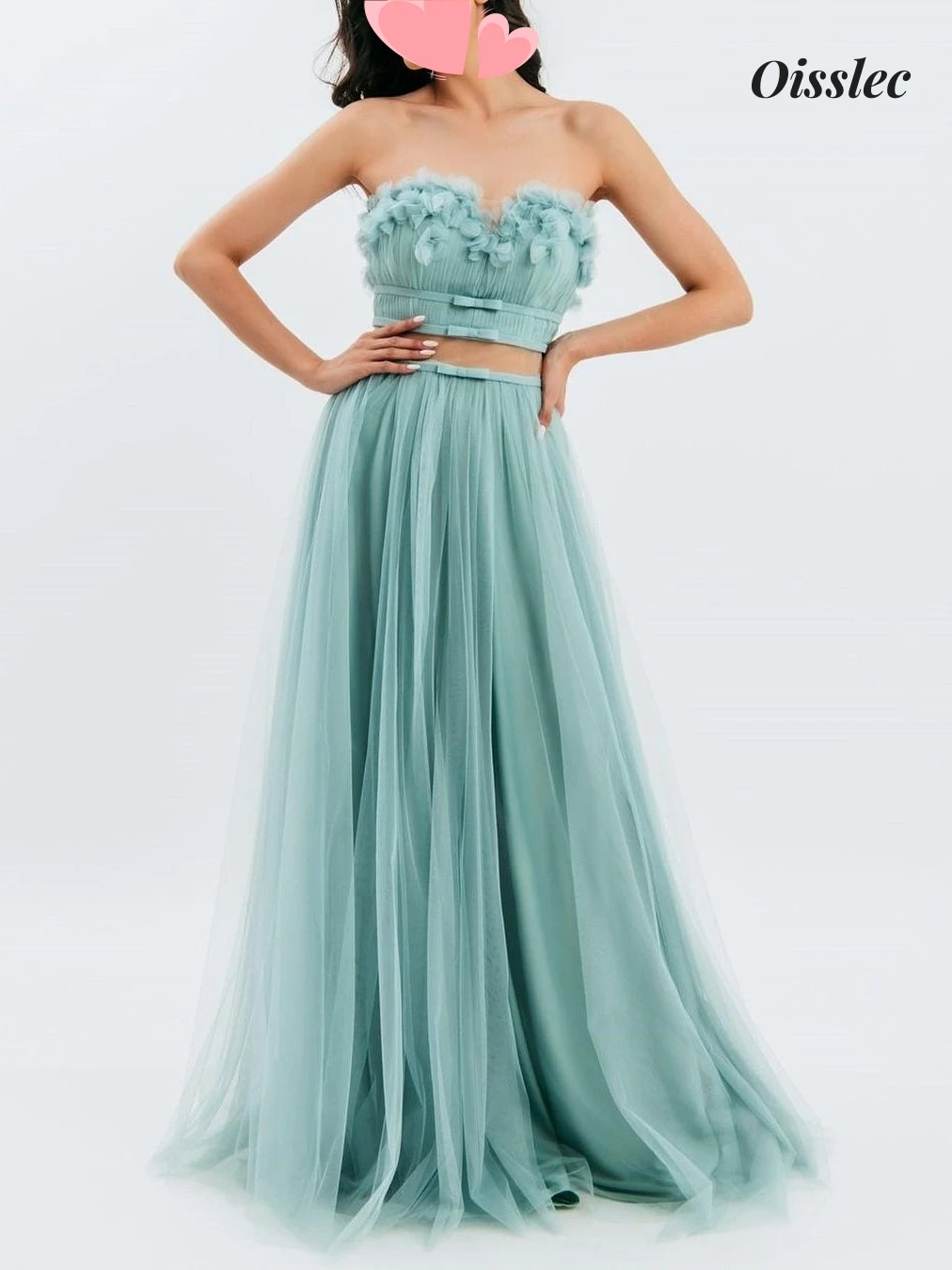 Oisslec Dress Elegant Vintage Sweet Green Ruffle Bow Summer Strapless Customize Formal Occasion Prom Dress Evening Party Gowns
Oisslec Dress Elegant Vintage Sweet Green Ruffle Bow Summer Strapless Customize Formal Occasion Prom Dress Evening Party Gowns